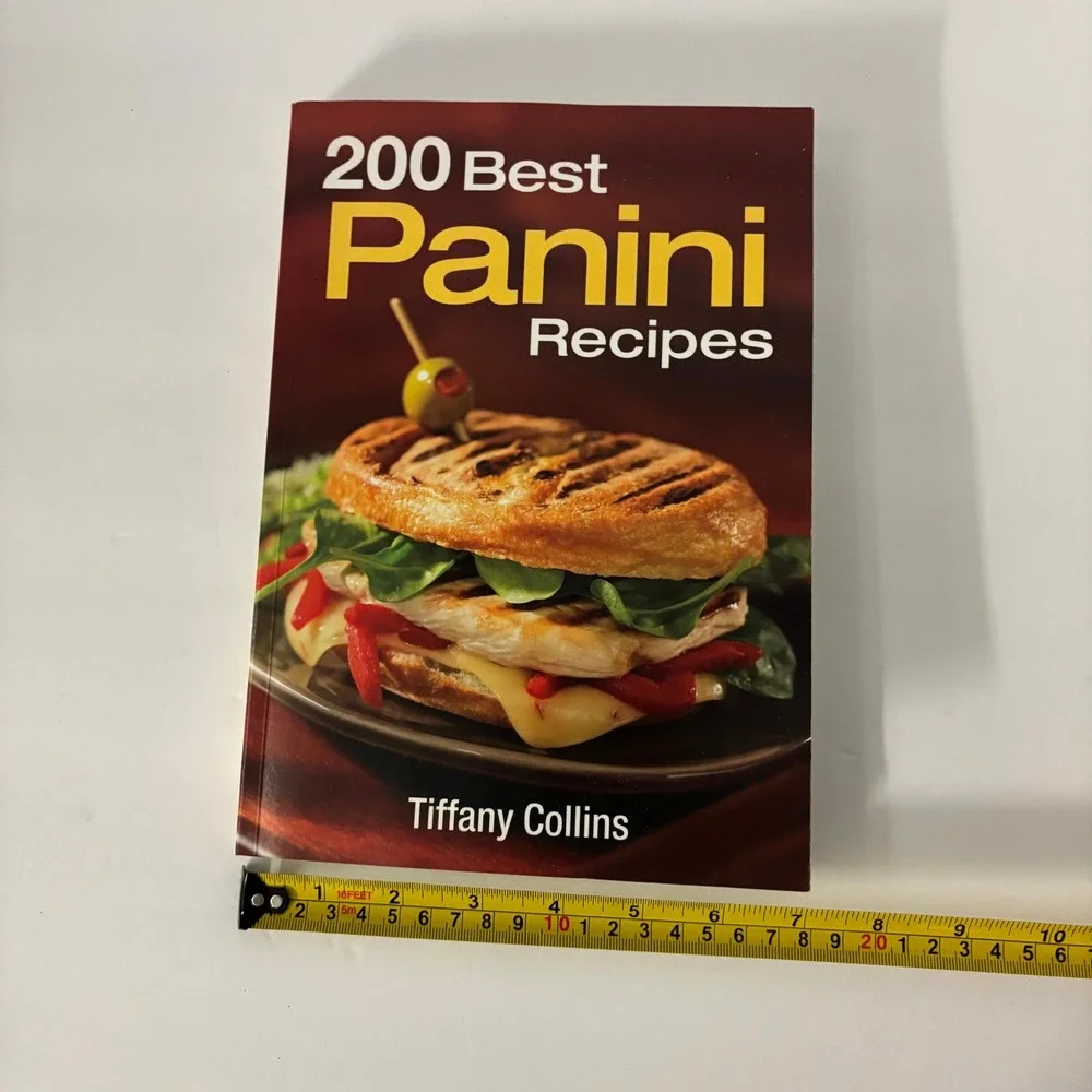 200 Best Panini Recipes Tiffany Collins Softcover Cookbook 2008 Robert Rose